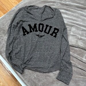 Zadig & Voltaire Heather Gray Top